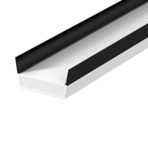 Lorient LP2004DS (Dual Seal) Fire & Smoke Door Seal, dual blades 20 x 4 x 2100mm